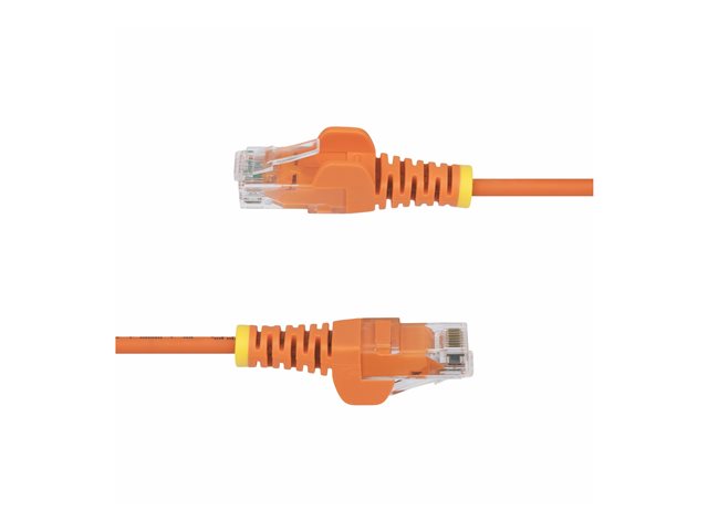 15m Orange Slim CAT6 Ethernet Cable