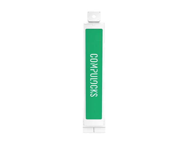 Compulocks BrandMe - Stand - for LCD display - brandable, with large base plate - white - screen size: up to 32\" - floor-standing