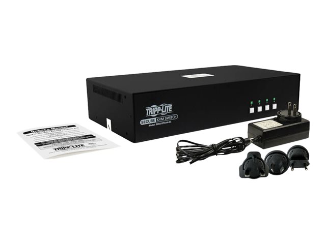 Secure KVM Switch 4-Port DisplayPort Dua