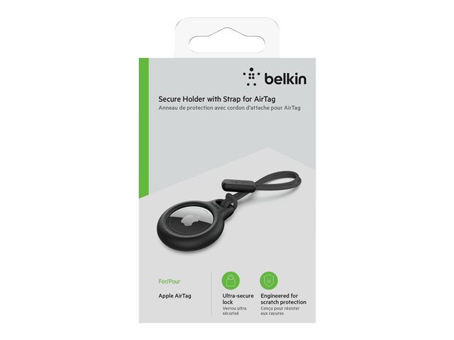 Belkin Secure Holder with Strap for AirTag - Black