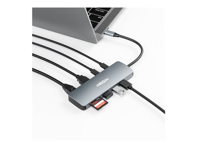 Origin Storage Travel Dock USB C 9in1