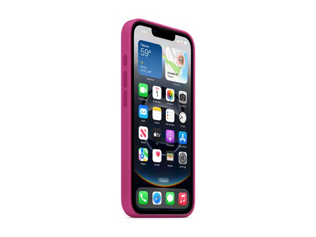 Apple - Back cover for mobile phone - silicone - Fuchsia - for iPhone 16e