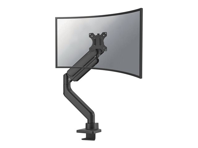 Neomounts DS70PLUS-450BL1 - Mounting kit (desk mounting arm) - full-motion - for curved LCD display - steel - black - screen size: 17\"-49\"