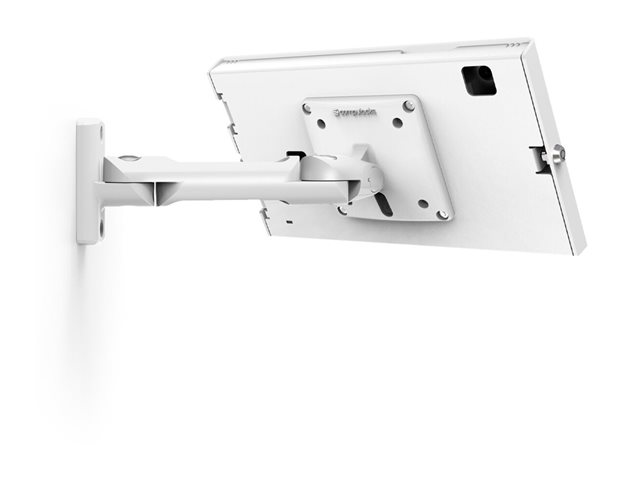 Compulocks Galaxy Tab A9+ Apex Enclosure Swing Wall Mount - Mounting kit (stand, enclosure, wall mount) - for tablet - swing - lockable - metal frame - white - wall-mountable - for Samsung Galaxy Tab A9+