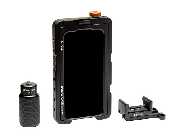 BEASTGRIP x SanDisk Beastcage - Creator Kit - video shooting kit - for Apple iPhone 15 Pro Max