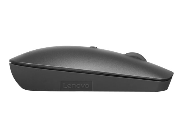 Lenovo ThinkPad Silent - Mouse - right and left-handed - blue optical - 3 buttons - wireless - Bluetooth 5.0 - iron grey - retail