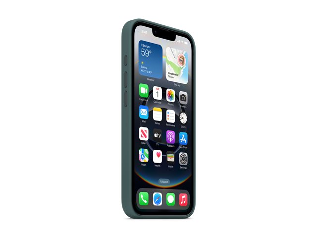 Apple - Back cover for mobile phone - silicone - lake green - for iPhone 16e