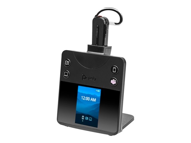 Poly Savi 8445 Office DECT 1880-1900 MHz Convertible Headset EMEA - INTL English - Euro plug - Replaces Poly SKU 2-221107-205