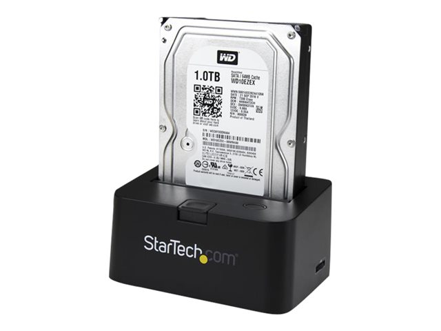 StarTech.com Hot-Swap Hard Drive Docking Station for 2.5\"/3.5\" SATA III Hard Drives - External eSATA/USB 3.0 Hard Drive Dock w/ UASP (SDOCKU33EF) - Storage controller - 2.5\", 3.5\" - SATA 6Gb/s - eSATA 6Gb/s, USB 3.0 - black - for P/N: SVA12M2NEUA, SVA12M5NA