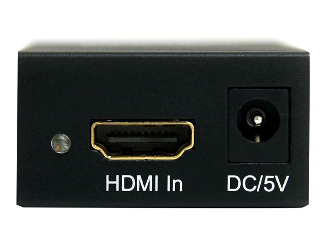 StarTech.com Active HDMI to DisplayPort Converter - 1920 x 1200 - EDID Support - HDMI or DVI to DP Converter (HDMI2DP) - Video converter - HDMI - DisplayPort - black - for P/N: SVA5M3NEUA