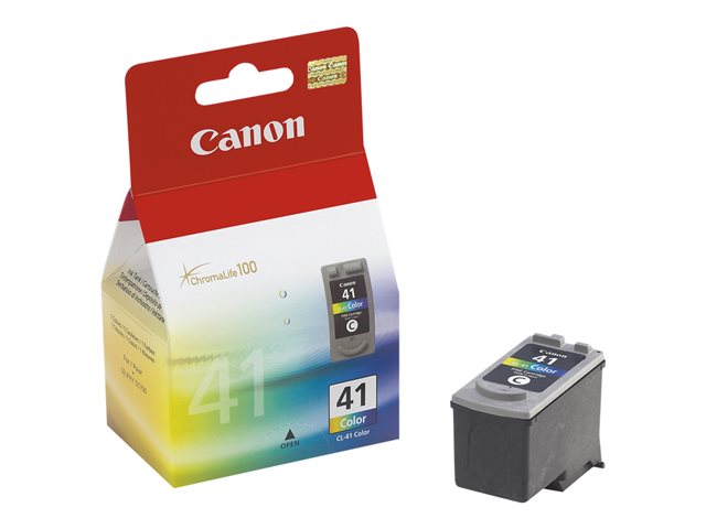 Canon CL-41 - 12 ml - High Yield - colour (cyan, magenta, yellow) - original - ink cartridge - for PIXMA iP1800, iP1900, iP2500, iP2600, MP140, MP190, MP210, MP220, MP470, MX300, MX310