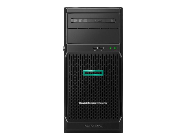 HPE ProLiant ML30 Gen10 Plus Performance - Server - tower 4U - 1-way - 1 x Xeon E-2314 / up to 4.5 GHz - RAM 16 GB - SATA/SAS - hot-swap 2.5\" bay(s) - no HDD - Gigabit Ethernet - monitor: none - remarketed