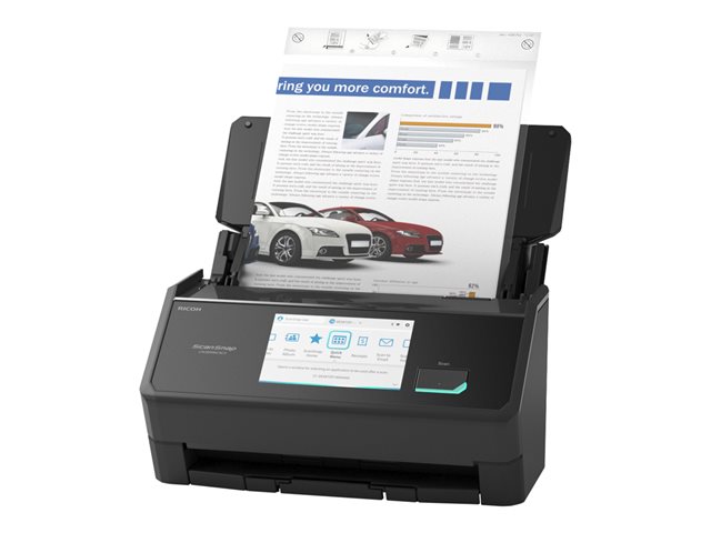 Ricoh ScanSnap iX2500 - Document scanner - Dual CIS - Duplex - 279 x 432mm - 600 dpi x 600 dpi - up to 45 ppm (mono) / up to 45 ppm (colour) - ADF (100 sheets) - USB 3.2 Gen 1x1, Wi-Fi(ax), Bluetooth 5.2