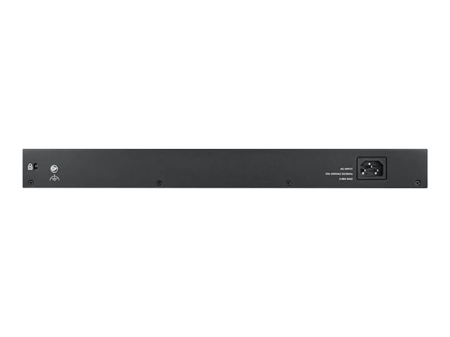 Zyxel GS1900 Series GS1900-48HPv2 - Switch - smart - 48 x 10/100/1000 (24 PoE+) + 2 x Gigabit SFP (uplink) - rack-mountable, desktop - PoE+ (170 W)