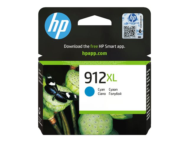 HP 912XL High Yield Cyan Original Ink Ca