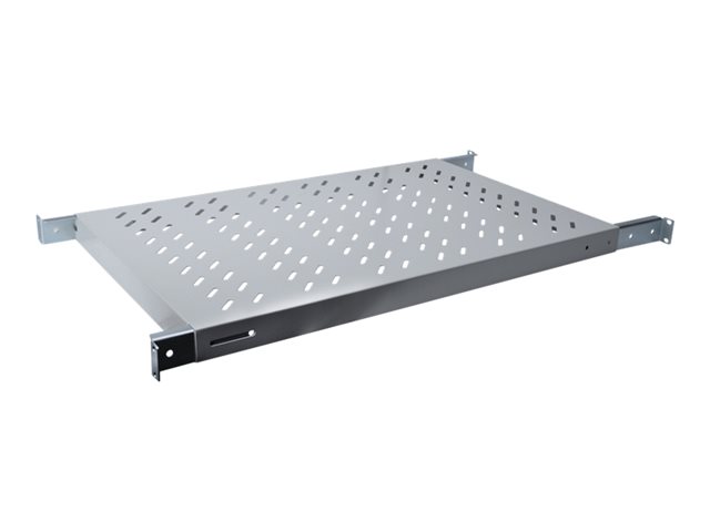 1U FIXED SHELF FOR 1000 MM DEPTH RACKS 44X482X700 MM ADJUST. 700-900 MM DEPTH GREY