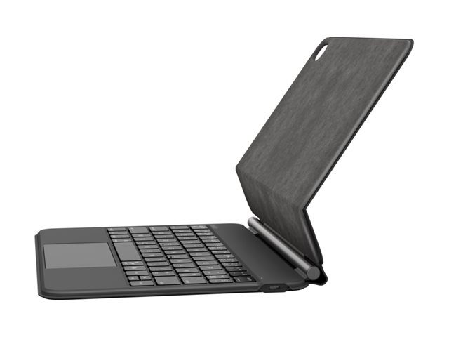 Belkin Connect Pro - Keyboard and folio case (protective case) - with magnetic stand - with trackpad - backlit - wireless - Bluetooth - black - for Apple 10.9-inch iPad (10th generation), 10.9-inch iPad Air (4th generation, 5th generation), 11-inch iPad Air (M2), 11-inch iPad Pro (3rd generation, 4th generation, M4)