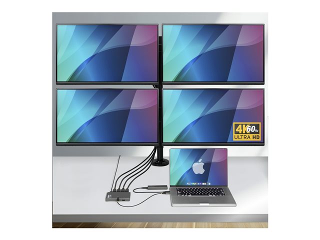 USB-C to Quad DP Adapter