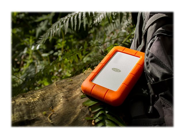 LaCie Rugged Thunderbolt - Solid state drive - 500 GB - external (portable) - 2.5\" - USB 3.0 / Thunderbolt - 256-bit AES