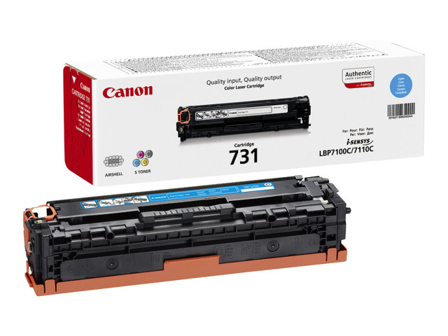 Canon 731 C - Cyan - original - toner cartridge - for i-SENSYS MF623Cn, MF628Cw