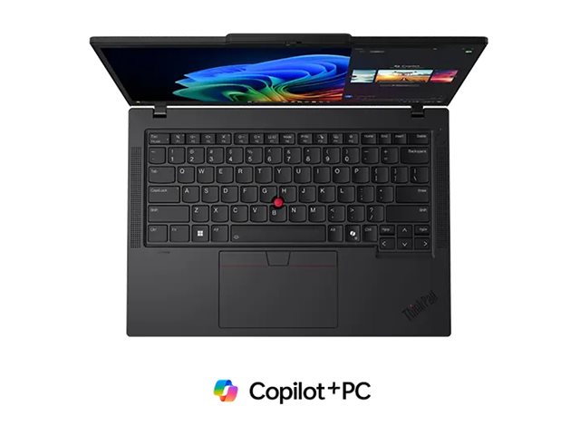 Lenovo ThinkPad T14 Gen 6 21QG - Copilot+ PC - 180-degree hinge design - Intel Core Ultra 5 - 226V / up to 4.5 GHz - Win 11 Pro - Arc Graphics 130V - 16 GB RAM - 512 GB SSD TCG Opal Encryption 2, NVMe - 14\" IPS 1920 x 1200 - Gigabit Ethernet - Wi-Fi 7, Bluetooth - 5G upgradable - black - kbd: English - Europe - with 1 Year Lenovo Premier Support, CO2 Offset 0.5 ton (2nd Gen)