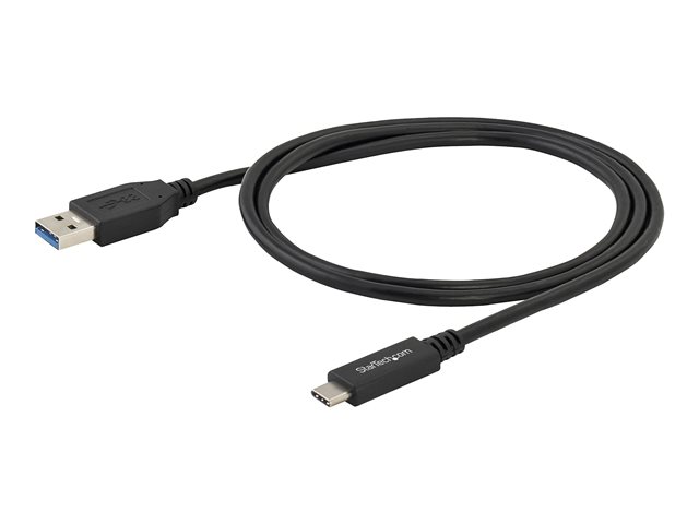 StarTech.com USB to USB C Cable - 1m / 3 ft - 5Gbps - USB A to USB C - USB Type C - USB Cable Male to Male - USB C to USB (USB315AC1M) - USB cable - USB (M) to 24 pin USB-C (M) - USB 3.0 - 1 m - black - for P/N: HB30A3A1CST, HB30C3A1CST, HB30C5A2CSC, HB30C5A2CST, HBS304A24A, MST30C2HDPPD