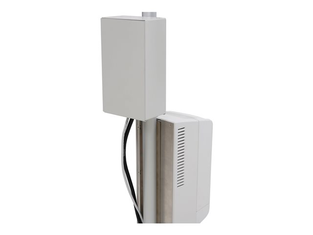 Ergotron LiFeKinnex - Mounting component (cable management box, battery bracket) - white - cart mountable - for StyleView Pole Cart