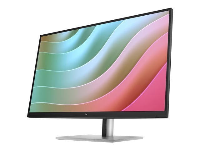 HP E27k G5 - E-Series - LED monitor - 27\" - 3840 x 2160 4K UHD (2160p) @ 60 Hz - IPS - 350 cd/m² - 1000:1 - 5 ms - HDMI, DisplayPort, USB-C - speakers - black head, black and silver (stand)