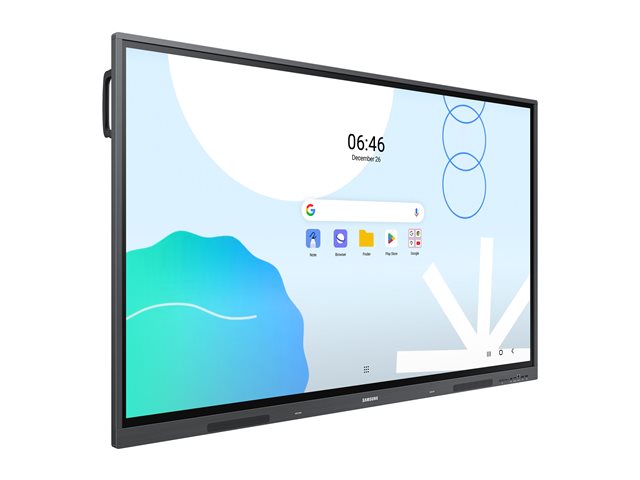 Samsung Interactive Display WA65D - 65\" Diagonal Class WAD Series LED-backlit LCD display - education / business - with built-in interactive whiteboard, touchscreen (multi touch) - Android - 4K UHD (2160p) 3840 x 2160 - space grey