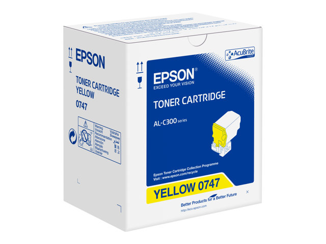 Epson - Yellow - original - toner cartridge - for Epson AL-C300, AcuLaser C3000, WorkForce AL-C300