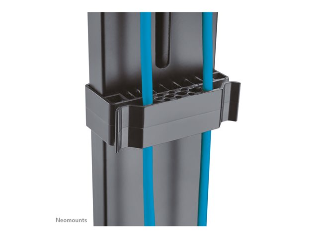 Neomounts FPMA-D860D - Mounting kit - full-motion - for 2 LCD displays - black - screen size: 10\"-27\" - clamp mountable, grommet, desk-mountable