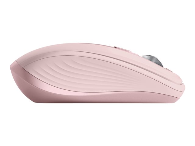 Logitech MX Anywhere 3S - Mouse - optical - 6 buttons - wireless - Bluetooth - rose