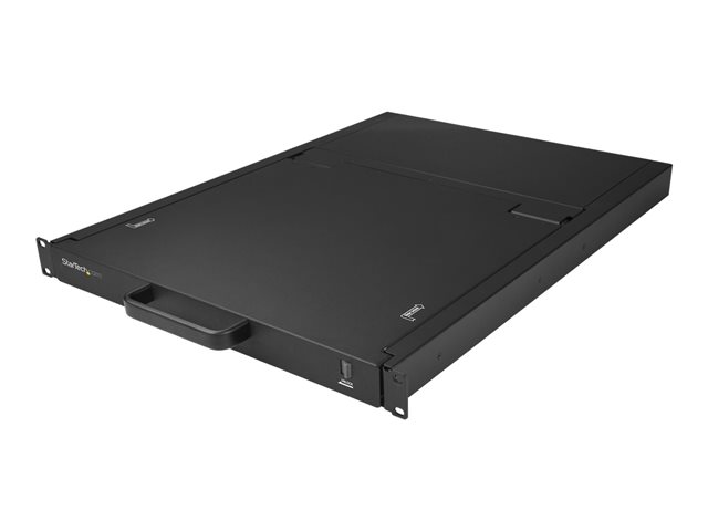 StarTech.com 16 Port Rackmount KVM Console with 6ft Cables, Integrated KVM Switch with 19\" LCD Monitor, Fully Featured 1U LCD KVM Drawer- OSD KVM, Durable 50,000 MTBF, USB + VGA Support - 19in. LCD KVM Console (RKCONS1916K) - KVM console with KVM switch - 16 ports - PS/2, USB - US - 19\" - rack-mountable - 1280 x 1024 - 250 cd/m² - 1000:1 - VGA - black - 1U