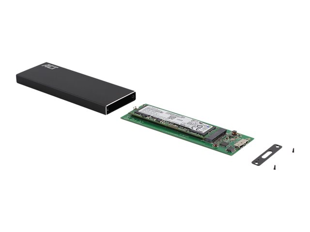 Storage enclosure - M.2 - M.2 Card - USB 3.2 (Gen 1) - zwart