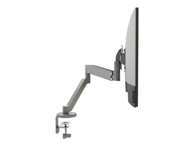 Chief Koncis Single Arm Desk Mount - For Displays 10-32\" - Silver - Mounting kit (arm assembly, arm desk clamp base) - for LCD display - silver - screen size: up to 32\" - clamp mountable, grommet, desk-mountable