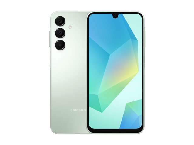 Samsung Galaxy A16 - 4G smartphone - dual-SIM - RAM 4 GB / Internal Memory 128 GB - microSD slot - OLED display - 6.7\" - 2340 x 1080 pixels (90 Hz) - 3x rear cameras 50 MP, 5 MP, 2 MP - front camera 13 MP - light green