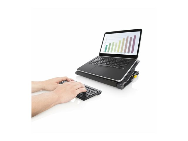 Targus Chill Mat - Notebook stand - with 4-port USB 2.0 hub - grey, black