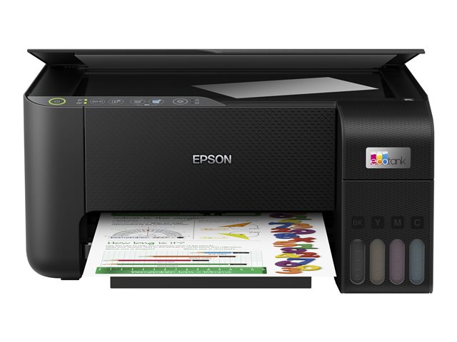 Epson EcoTank ET-2815 - Multifunction printer - colour - ink-jet - refillable - A4 (media) - up to 10 ppm (printing) - 100 sheets - USB, Wi-Fi - black