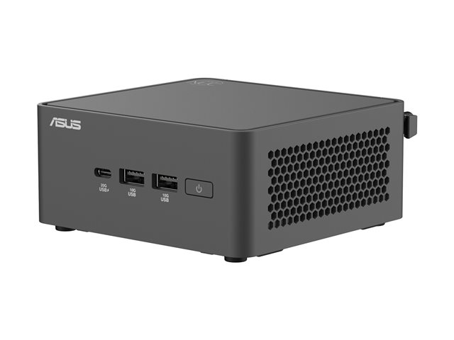 ASUS NUC 15 Pro Tall Kit RNUC15CRHV700000 - Barebone - mini PC 1 x Core Ultra 7 265H / up to 5.3 GHz - vPro - RAM 0 GB - Arc Graphics 140T - Gigabit Ethernet, 2.5 Gigabit Ethernet, IEEE 802.11ax (Wi-Fi 6), Bluetooth 5.4, IEEE 802.11be (Wi-Fi 7) - black