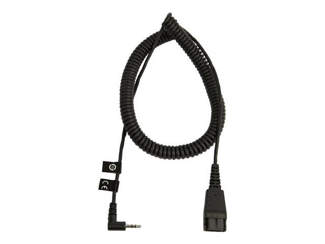 Cord QD-2.5mm jack (coiled) Connection cord