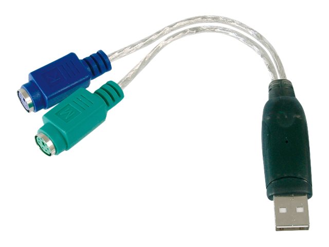 DIGITUS USB-PS/2 ADAPTER 2X MINI-DIN 6/F