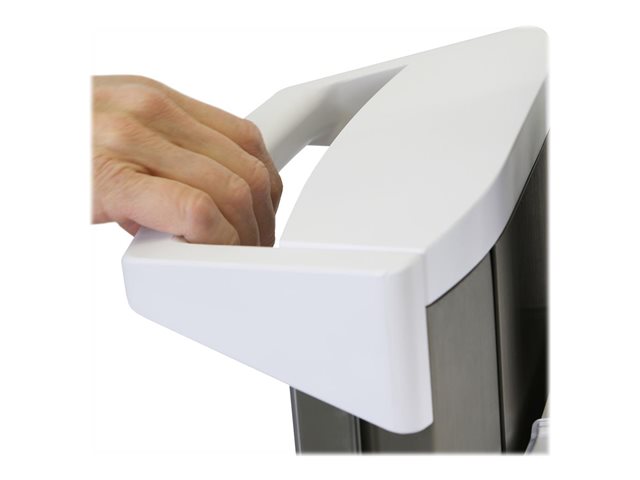 Ergotron CareFit Pro - Cart - Electric Lift - for LCD display / PC equipment - lockable - medical - white, warm grey - screen size: up to 27\" - 320 Wh - lithium iron phosphate - TAA Compliant
