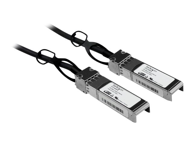 StarTech.com Cisco SFP-H10GB-CU5M Compatible 5m 10G SFP+ to SFP+ Direct Attach Cable Twinax, 10GbE SFP+ Copper DAC 10Gbps Low Power Passive Mini GBIC/Transceiver Module DAC, 10G SFP+ Cable - Lifetime Warranty (SFPCMM5M) - Direct attach cable - SFP+ to SFP+ - 5 m - twinaxial - for P/N: PEX10000SFPI, PEX10GSFP4I, PEX20000SFPI