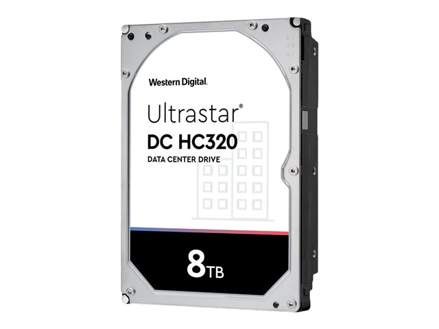 WD Ultrastar DC HC320 HUS728T8TL5204 - Hard drive - 8 TB - internal - 3.5\" - SAS 12Gb/s - 7200 rpm - buffer: 256 MB
