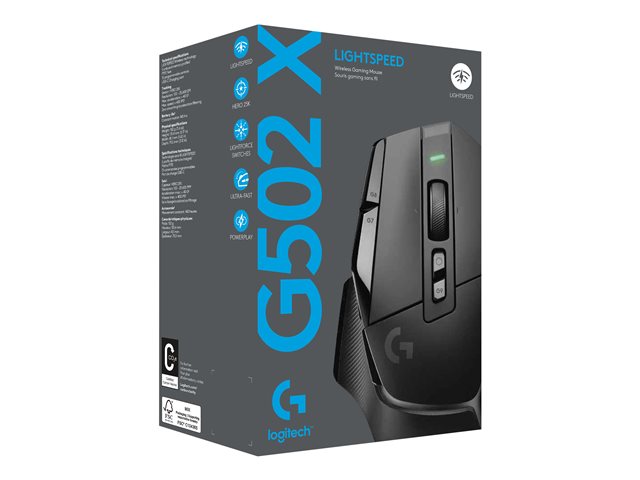 G502 X LIGHTSPEED BLACK/CORE - EER2