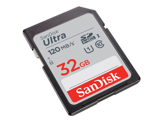 SanDisk Ultra - Flash memory card - 32 GB - UHS-I U1 / Class10 - SDHC UHS-I