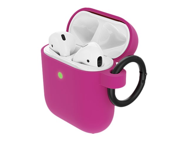 OtterBox - Case for wireless earbuds charging case - polycarbonate, synthetic rubber - strawberry shortcake (pink) - for Apple AirPods (1st generation, 2nd generation)