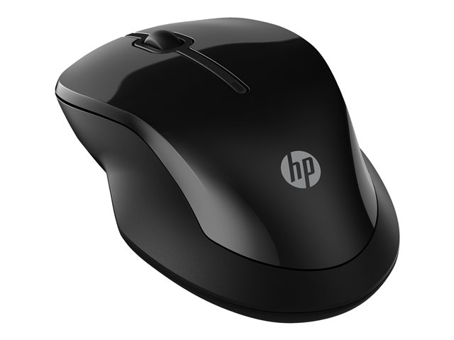 HP 250 - Mouse - optical - 3 buttons - wireless - 2.4 GHz, Bluetooth 5.0 - black