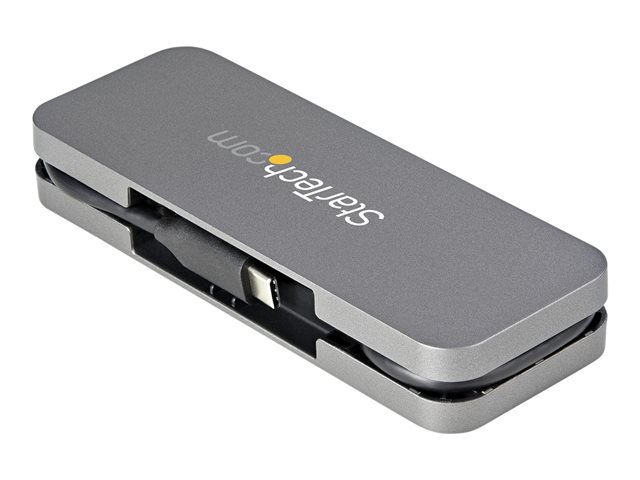 StarTech.com 4 Port USB C Hub - 3x USB-A/1xUSB-C - 5Gbps USB 3.0 Type-C Hub (3.2 Gen 1) - Bus Powered - 11.2\" Cable w/ Cable Management (HB30CM3A1CB) - Hub - 3 x USB 3.2 Gen 1 + 1 x USB-C 3.2 Gen 1 - desktop