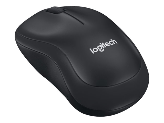 Logitech B220 Silent - Mouse - optical - 3 buttons - wireless - 2.4 GHz - USB wireless receiver